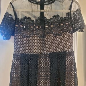 Elegant Black Lace Dress